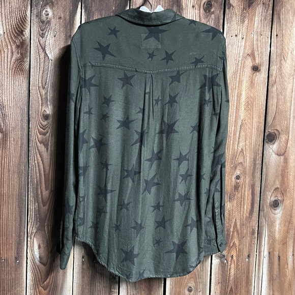 Rails Hunter Green Kathryn Star Flannel Whimsigoth Grunge Brat Sz Small - AS IS - Picture 10 of 14
